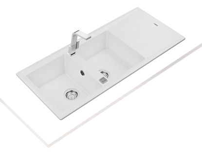 Picture of LAVA-LOUÇAS STONE 80 B-TG 2C 1E WHITE 80B-TG2C1EWHITE