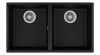 Picture of LAVA-LOUÇAS SQUARE 2C 760 TG BLACK SQUARE2C760TGBLACK