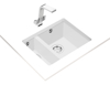Picture of LAVA-LOUÇAS SQUARE 2C 560 TG WHITE SQUARE2C560TGWHITE