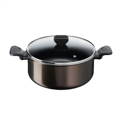 Picture of Tacho EASY COOK & CLEAN Não indução 24cm 4,5L + Tampa de vid - B5544602