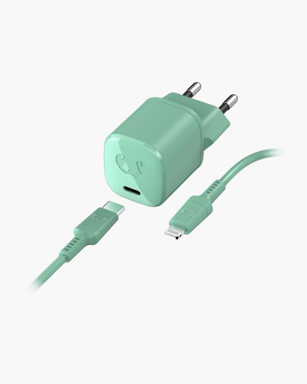 Picture of USB-C Mini Charger 18W + Apple Lightning Cable 1,5m - Misty - 2WC510MM