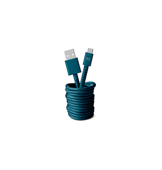 Picture of Cabo USB - Micro USB Fabriq -  3.0m  -  Petrol Blue - 2UMC300PB