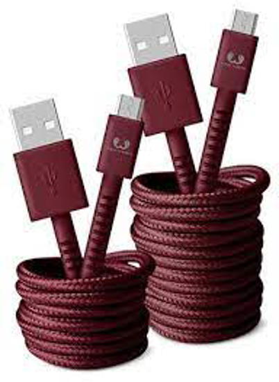Picture of Cabo USB - Micro USB Fabriq -  3.0m  -  Ruby Red - 2UMC300RR