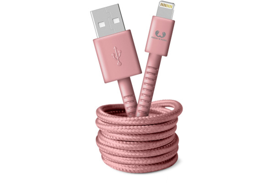 Picture of Cabo USB - Apple Lightning Fabriq -  1.5m  -  Dusty Pink - 2ULC150DP