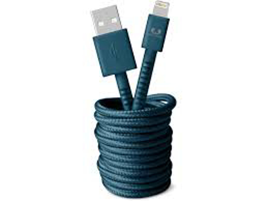 Picture of Cabo USB - Apple Lightning Fabriq -  3.0m  -  Petrol Blue - 2ULC300PB