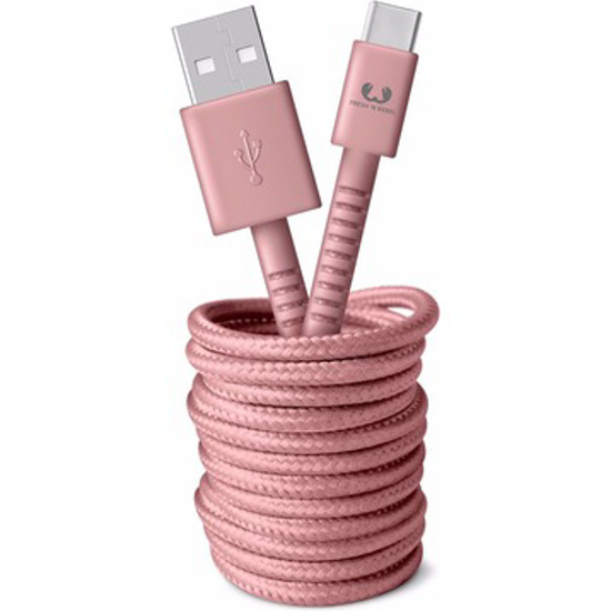 Picture of Cabo USB - USB-C Fabriq -  3.0m  -  Dusty Pink - 2UCC300DP