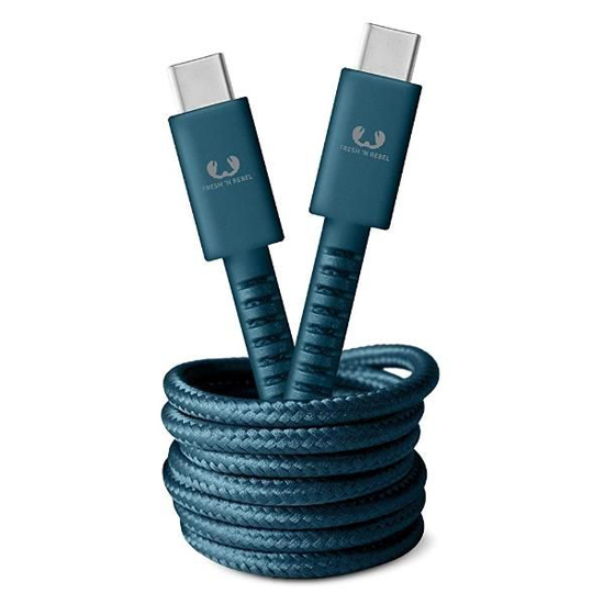 Picture of Cabo USB-C - USB-C Fabriq -  1.5m  -  Petrol Blue - 2CCC150PB