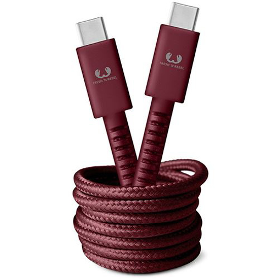 Picture of Cabo USB-C - USB-C Fabriq -  1.5m  -  Ruby Red - 2CCC150RR