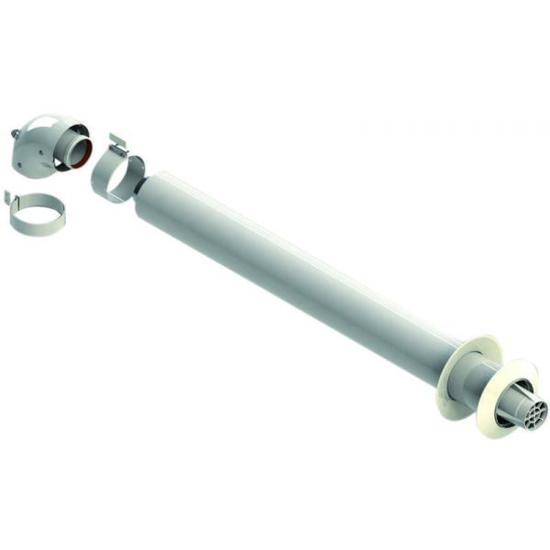 Picture of KIT DE DESCARGA COAXIAL D60/100 SAIDA HORIZ. COND CINZ - 3319163