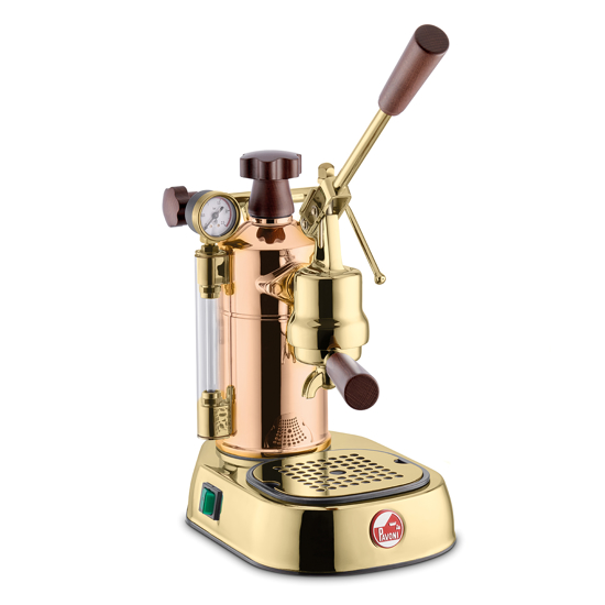 Picture of Máquina La Pavoni Profissional, cobre e dourado - LPLPRG01EU