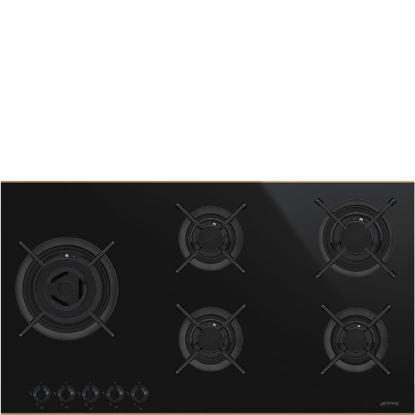 Picture of Placa a gás, DSN, Preta,Vidro Ceran, 5 Queim, 90cm - PV695LCNR